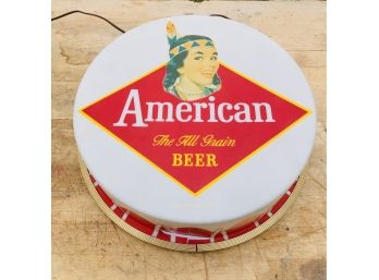 Vintage American Beer Light Up Sign