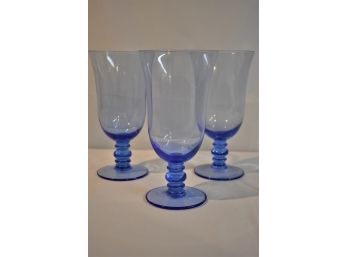 Light Blue Water Goblets