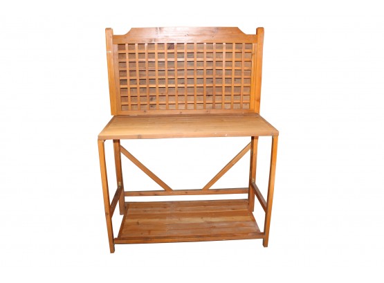 North Beam  Folding Wood Potters Bench