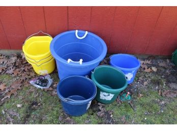 Assorted Water Buckets