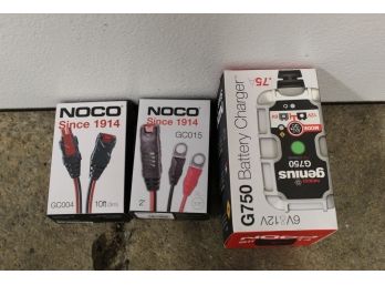 Noco Battery Charger  & Cords