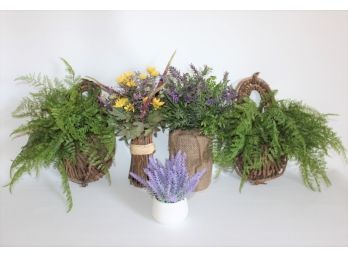 5 Piece Assorted Floral Arrangements