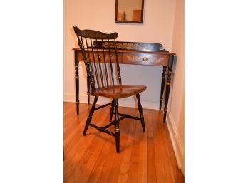 Classic Rare Occassional Hitchcock Dowry Desk And Chair Set