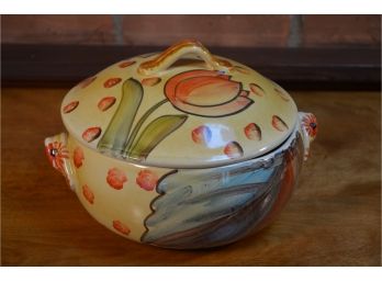 Vintage Hand Painted In Italy Candy Dish