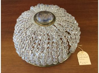 Hand Cut European Crystal Beaded Dome Ceiling Fixture Cover