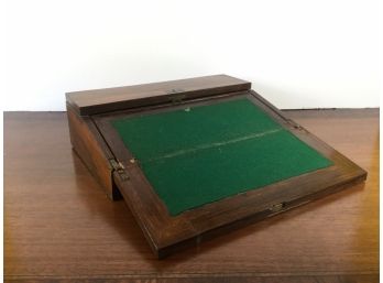 19th Century English Mahogany Lap Desk
