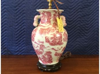 Antique Ginger Jar Repurposed As Table Lamp, Retail $295