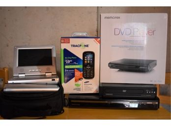 Assorted DVD Players And Assorted Electronics