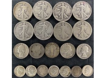Mixed Lot Of 90% Silver Coins