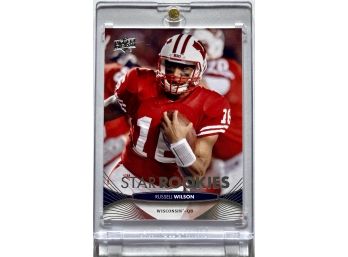 Russell Wilson RC 2012 Upper Deck Football 'STAR ROOKIES' Collegiate Rookie