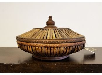 Chinese Lidded Basket - Small