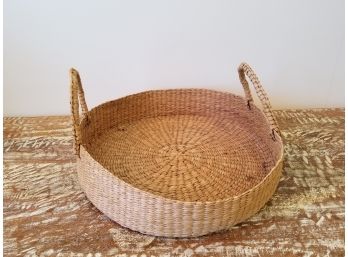 Woven Tray With Handles
