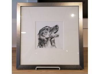 Signed Dog Print