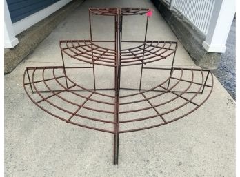 Wrought Iron Plant Stand - Pair