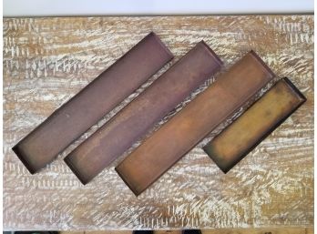 Coppertoned Windowsill Trays