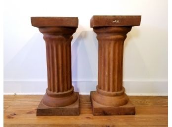 Pair Decorative Columns