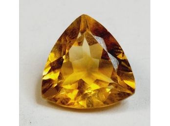 4 Carat-------12x12mm Trillian Cut CITRINE Loose Gemstone