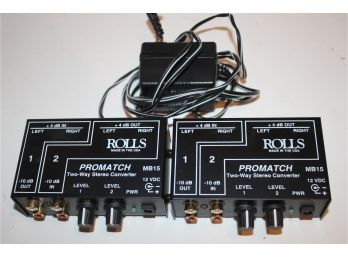 Two Rolls Promatch Two Way Stereo Converter MB15