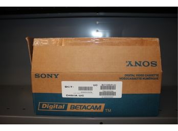 Two New Cases Of Ten Each SONY Digital Video Cassettes D40