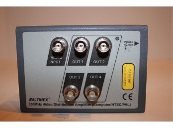 Altinex 350MHz Video Distribution Amplifier (Computer/NTSC/PAL) Model DA1804NT
