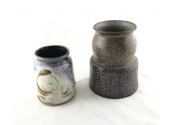 Pair Of Studio Pottery Vases