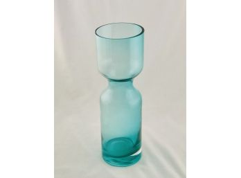 LARGE Mid Century Riihimaki Scandinavian Glass Vase