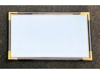 Vintage Black And Gold Mirror
