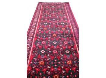 Quality Vintage Hand Woven Persian 3' X 13' Wool Runner