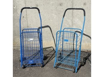 Two Lightweight Collapsible Carts