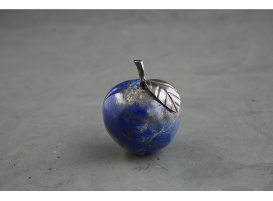 Agathe Apple With Silver Plate Leaf