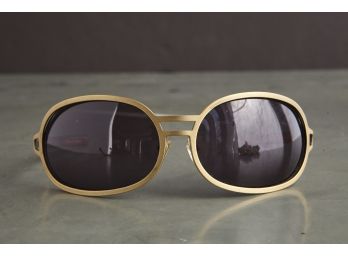 Vintage Christian Roth For Optical Affairs Gold Tone Sunglasses - Series 2/00, Made In Italy