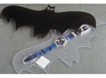 Swatch - Batsknight 1 - GK 331, Released For Halloween 2000, Never Used In Original Box