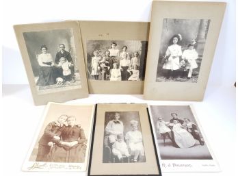 Antique Victorian Family Portraits Lot
