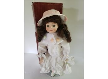 Dynasty Doll Collection Features Porcelain Doll 'Carrie' Like New In Box