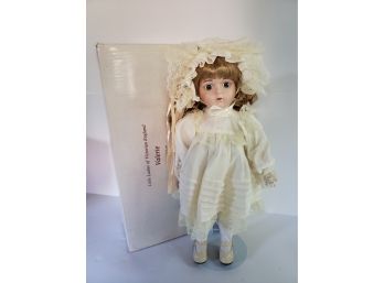Princeton Porcelain Doll Collection Little Ladies Of Victorian England 'Valerie' Like New In Box