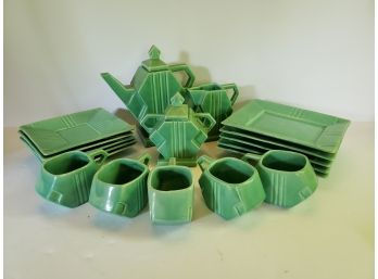 Vintage/ Antique  Green Fulper Stangl Pottery Wear