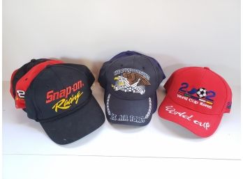 Lot Of Nascar And Other  Baseball Caps