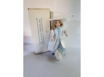 The Danbury Mint-The Storybook Doll Collection 'Little Bo Peep' Like New In Box