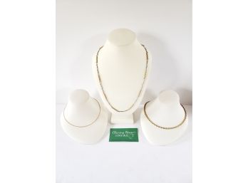 Ladies Gold & Silver Tone Necklace Collection