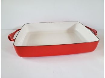 Vintage Cast Iron Serving Dish With Handles