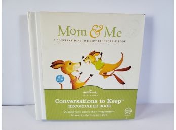 Hallmark Mom & Me Conversations To Keep Record Able Book Never Been Used