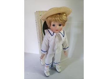 Limited  Edition Seymour Mann Porcelain Doll 'Patrick' Like  New In Box