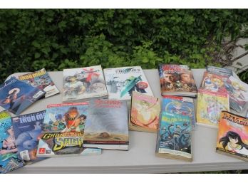 Book Lot Including Marvel Comics, Green Lantern, Capt. America, Iron Man, Inu Yasha & More