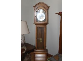 8 Day - 3 Weight Driven - 8 Rod Westminster Chime 6' Grandfather Clock Black Forest Germany