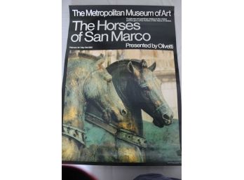 The Horses Of San Marco Metropolitan Museum Of Art 1980 Poster