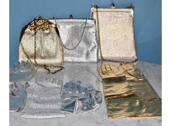 Vintage Ladies Gloves & Handbags