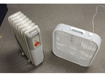 Lasko Adjustable Fan With Lakewood Electric Heater