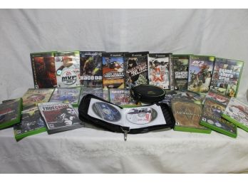 Over 20 Xbox And Nintendo Game Cube Video Games