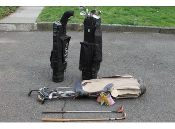 Lot Of Various Collectible Golf Clubs Sets