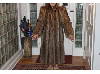 Vintage Raccoon Fur Coat - Size Medium/Large